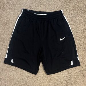 Nike Men's Black and White Athletic Shorts